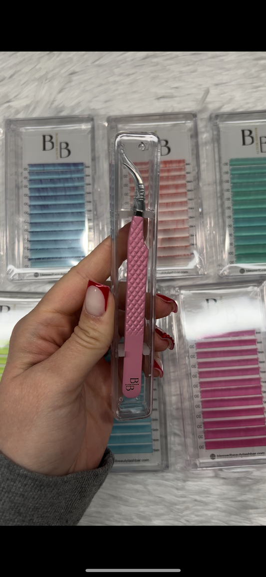 Curved Lash Extension Tweezers