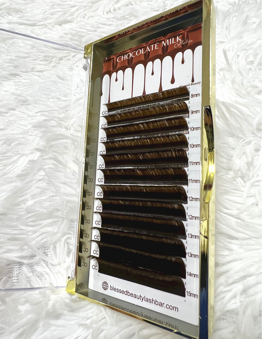 Chocolate Milk Brown Easy Fan Lashes 0.03