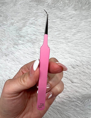 45 Degree Volume/Iso Tweezer Fiber Tip - Barbie Pink 45 Degree Volume/Iso Tweezer Fiber Tip - Barbie Pink