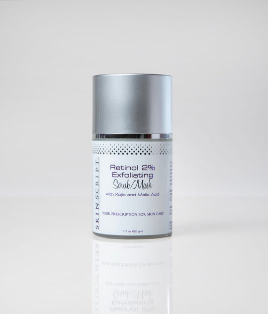 Skin Script- Retinol 2% Exfoliating Scrub Mask