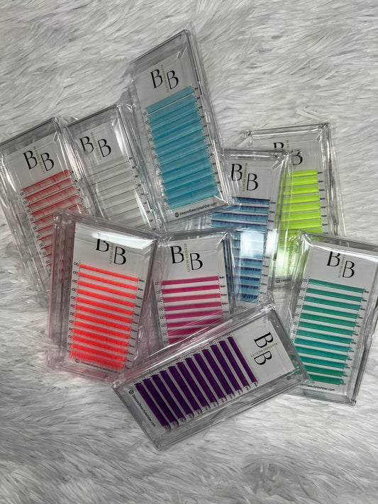 Highlighter Yellow Lash Extensions