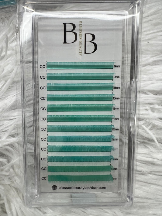 Turquoise Blue Lash Extensions