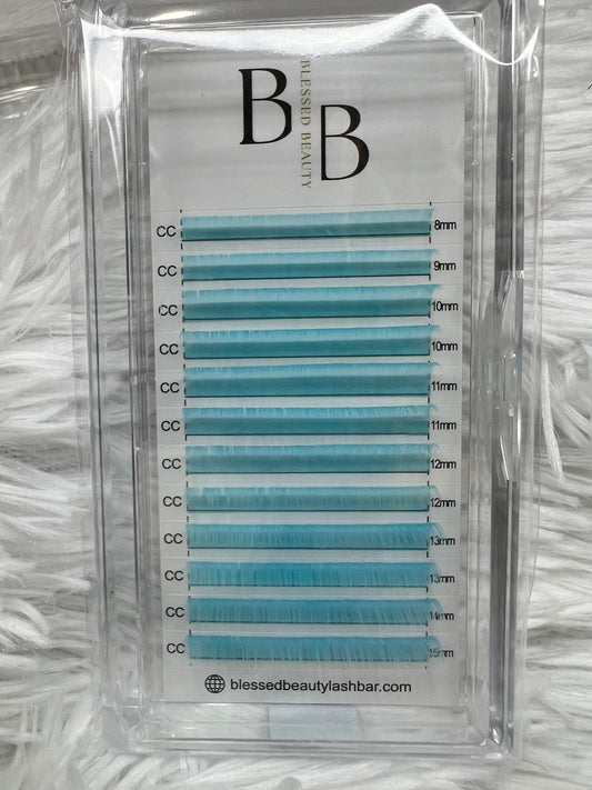 Electric Blue Lash Extensions