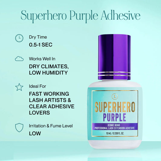 LBLA Superhero Purple - Lash Extension Adhesive / Lash Glue