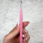 Curved Isolation Tweezer Fiber Tip -Barbie Pink