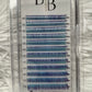 Purple to Blue Ombré Lash Extensions
